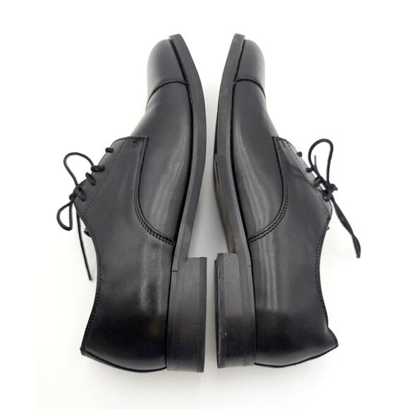 Nordstrom Elliott Cap Toe Lace-Up Derby Shoes Men's Black Size 12M EU45 - Picture 10 of 11